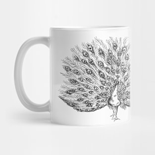 Peacock image Mug